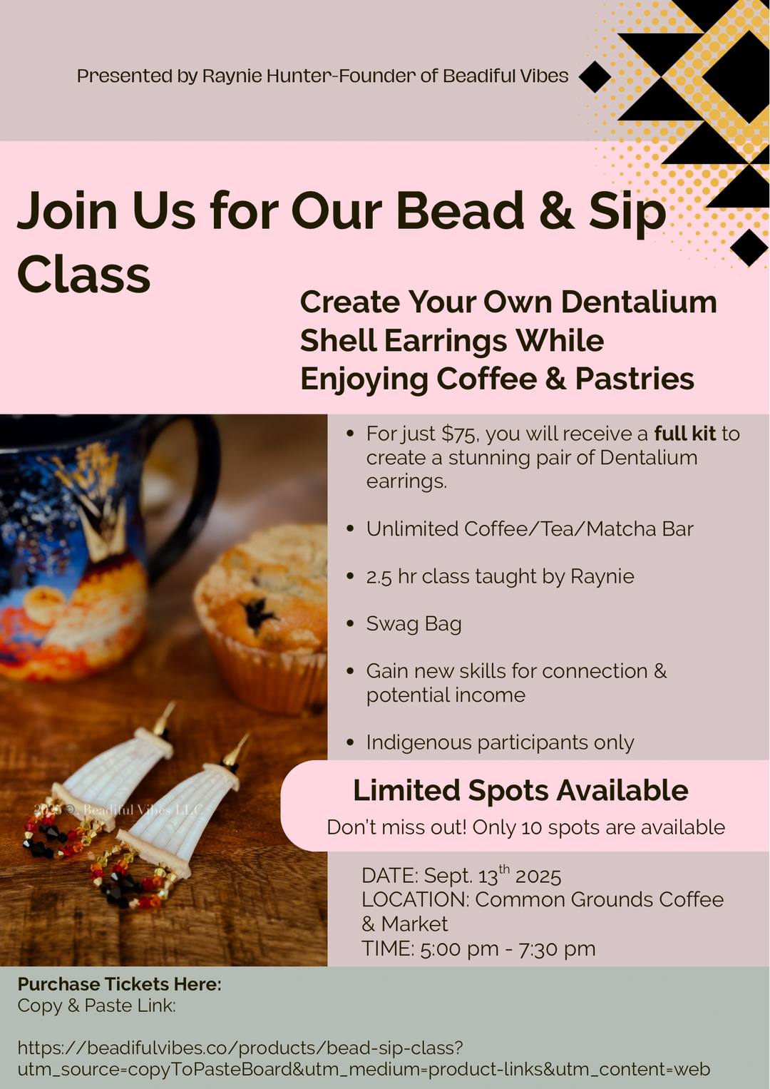 Bead & Sip Class