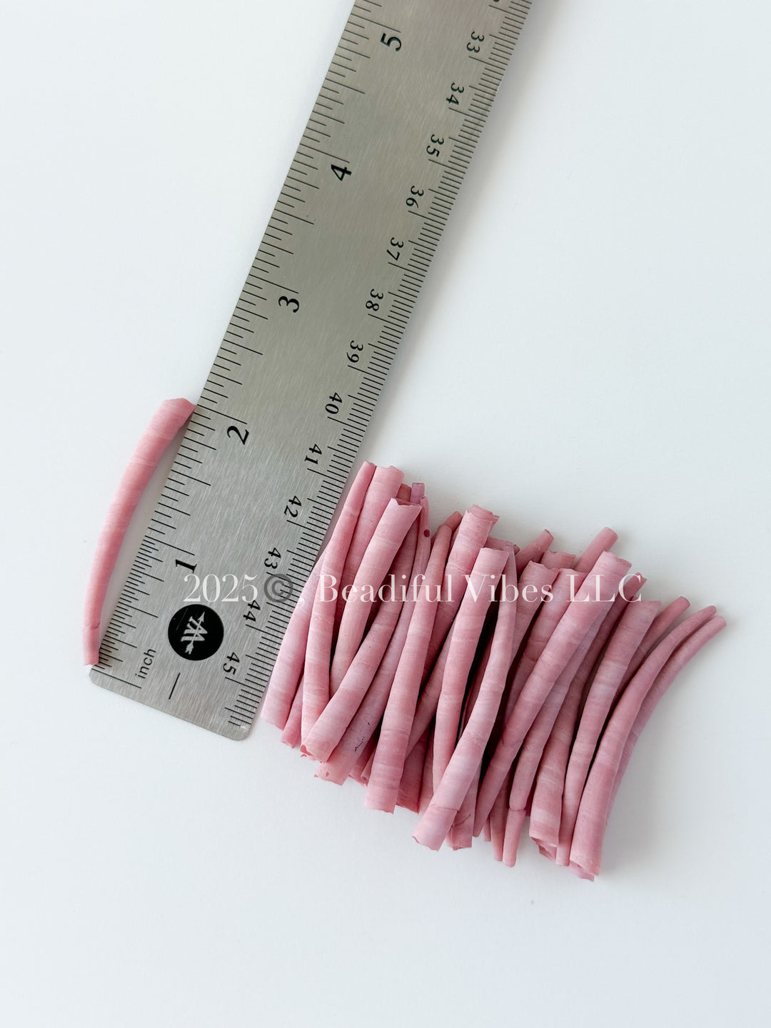 Light Mauve- LRG Dentalium Shells