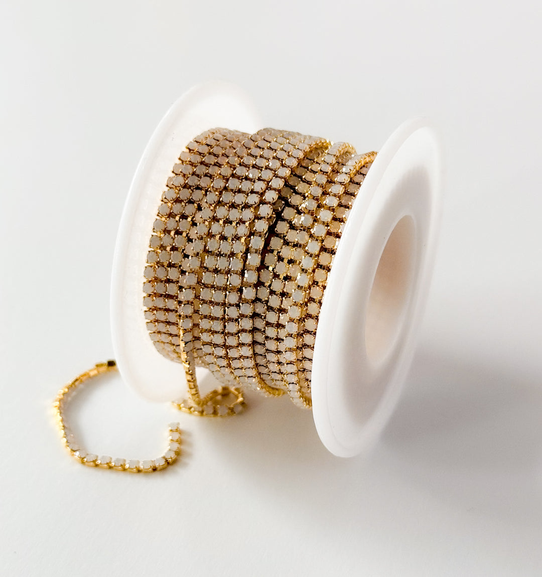 White Opal & Gold
