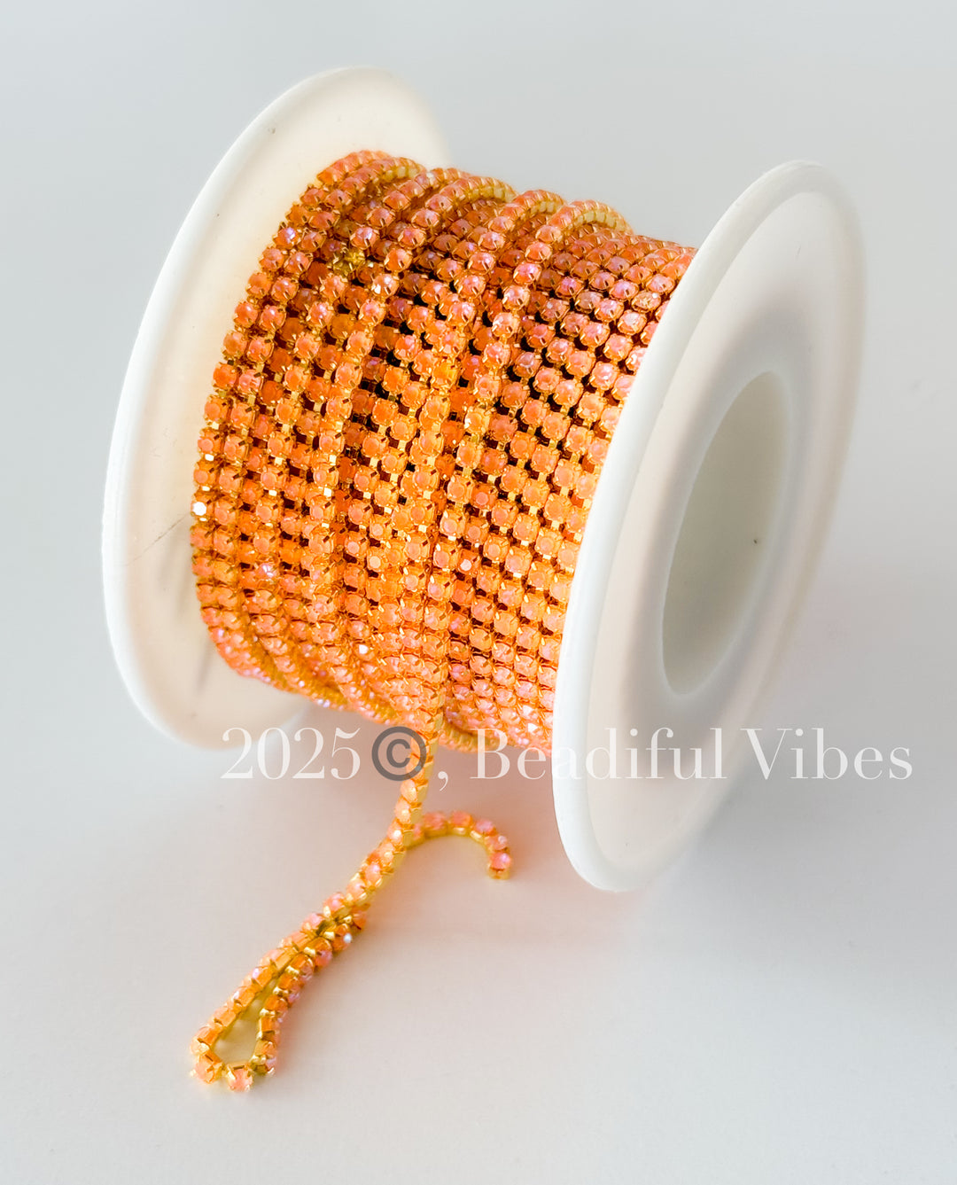 Light Neon Orange Mocha & Gold