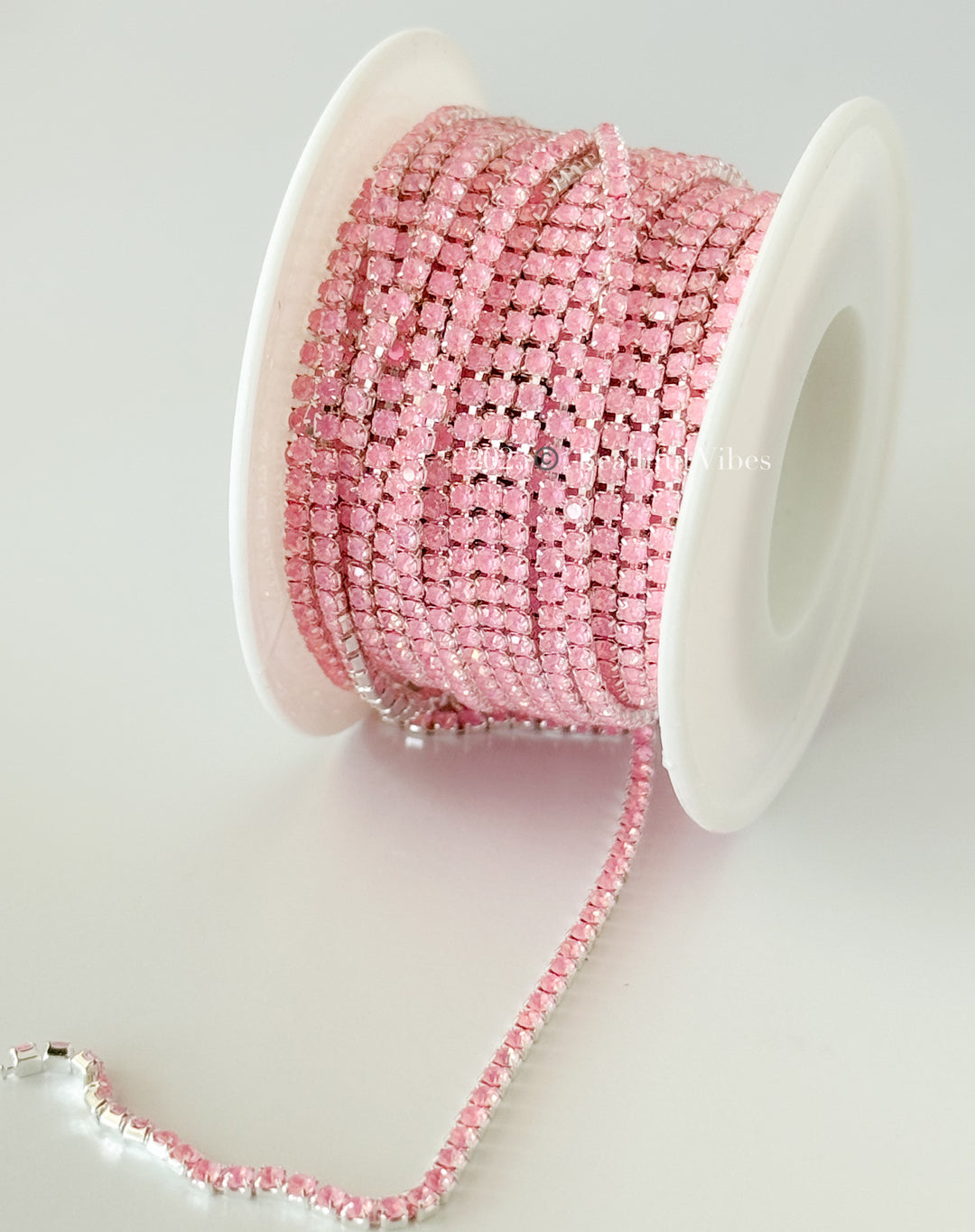 BV Pink Mocha Rhinestone Chain