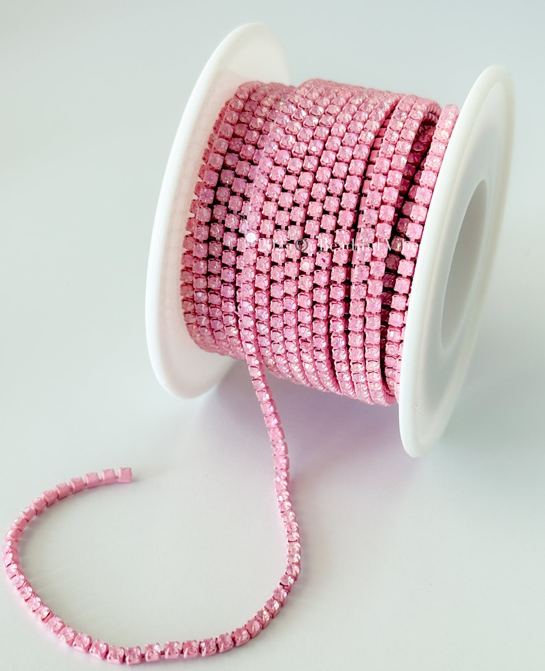 Pink Mocha Rhinestone Chain