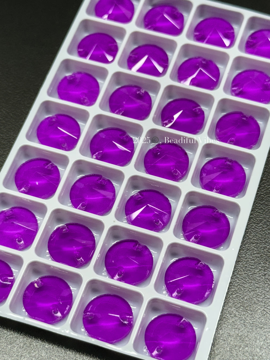 Neon Purple K9 Glass Crystals