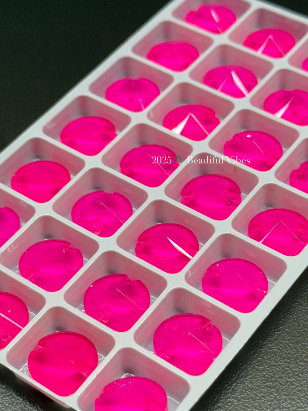 Neon Pink k9 Glass Crystals