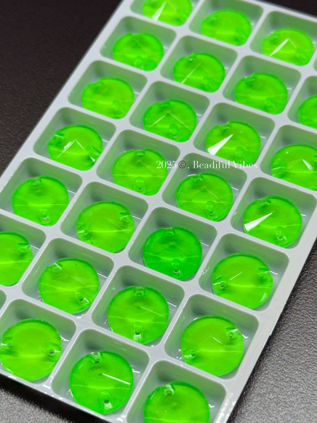 Neon Green k9 Glass Crystals