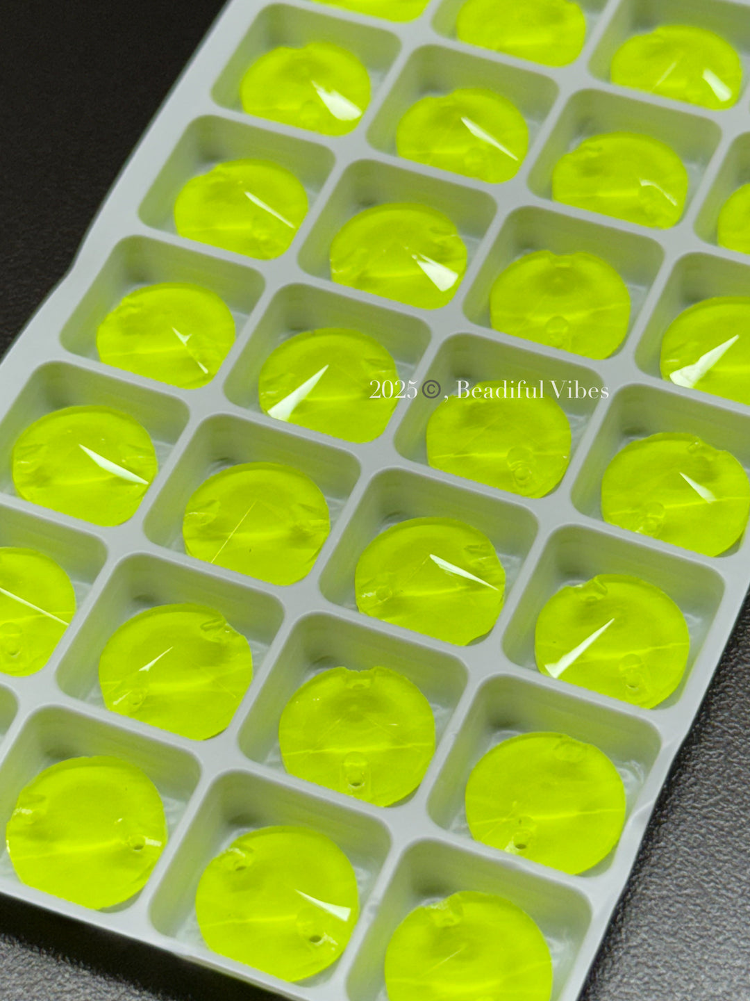 Neon Yellow k9 Glass Crystals