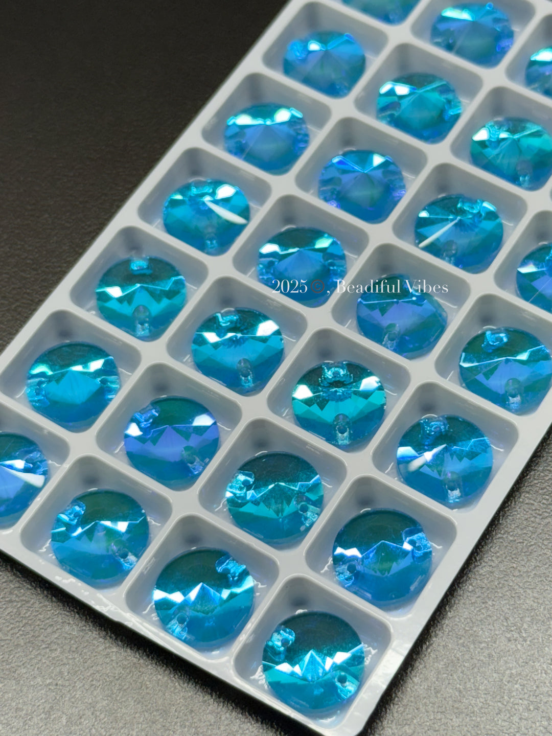 Electric Blue Mocha K9 Glass Crystals