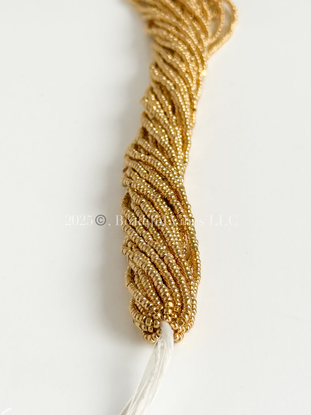 24k Gold Charlotte Cut Beads