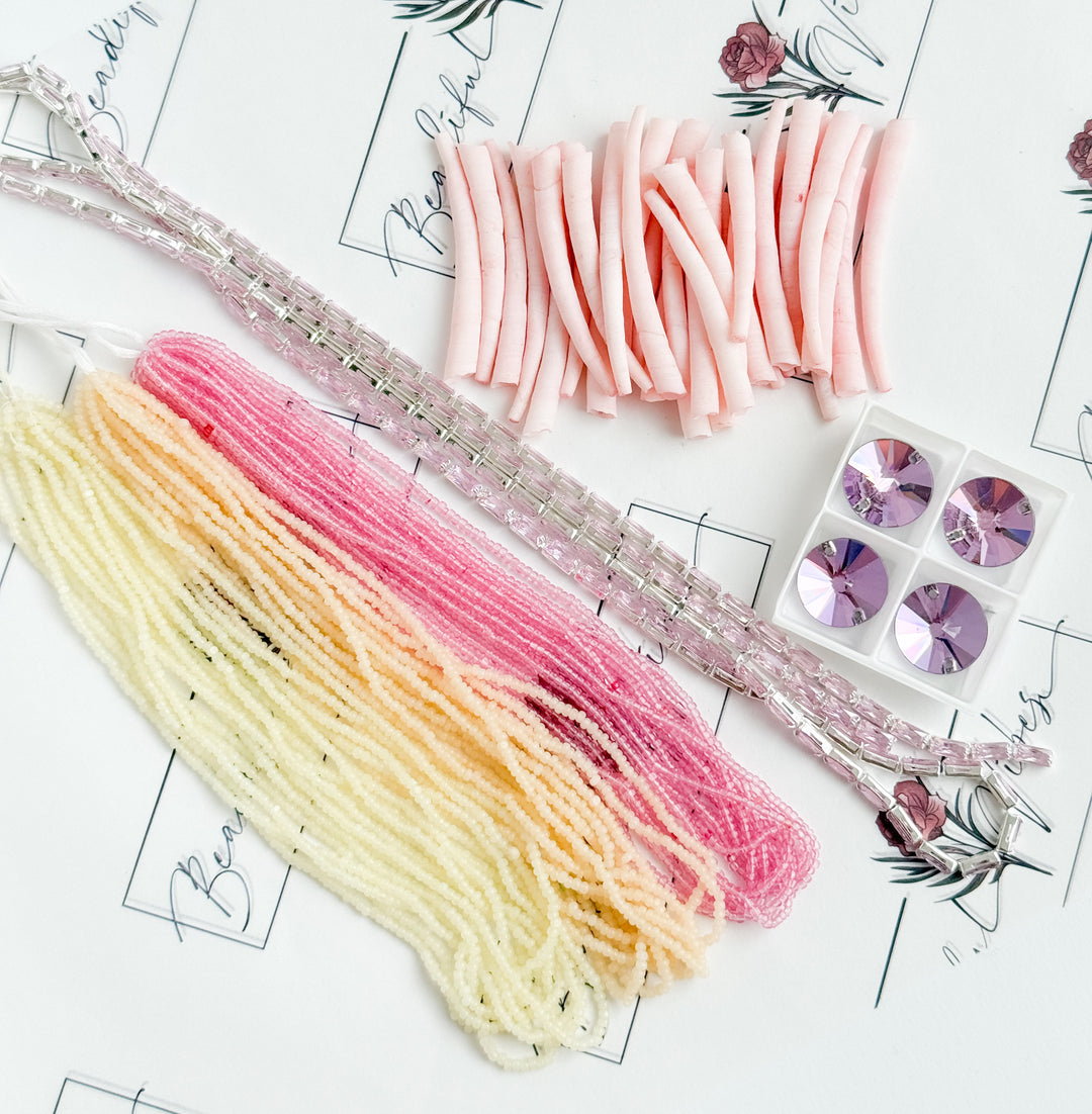 Pale Blush & Cream Dentalium Set