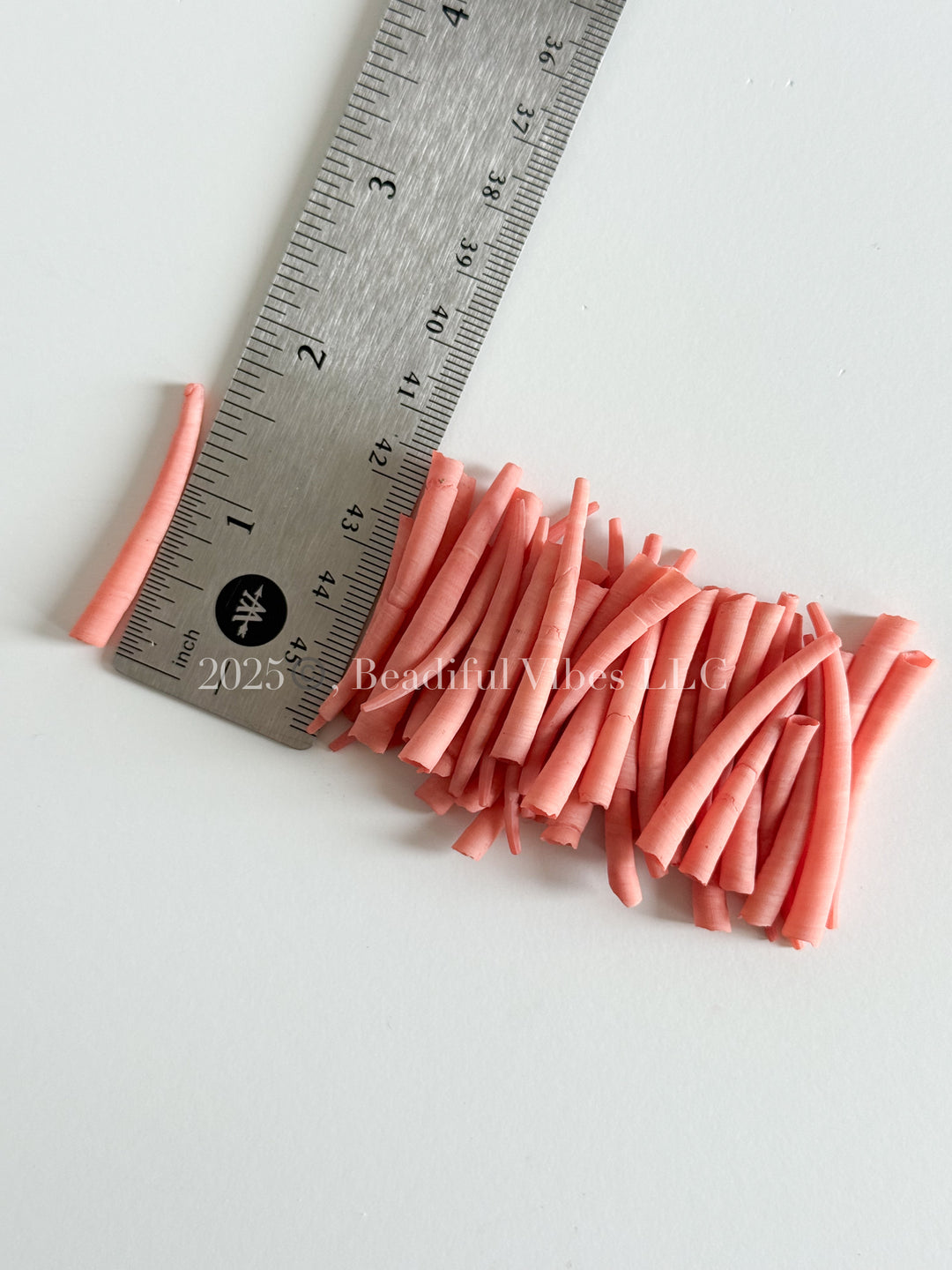 Juicy Peach-LARGE Smooth Dentalium Shells