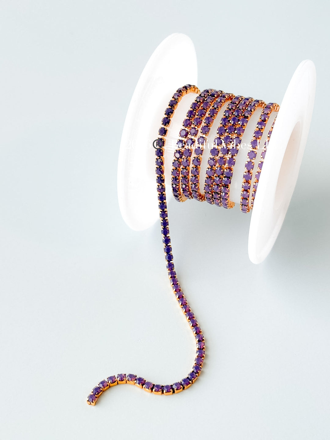 Preciosa® Purple Opal Tennis Chain