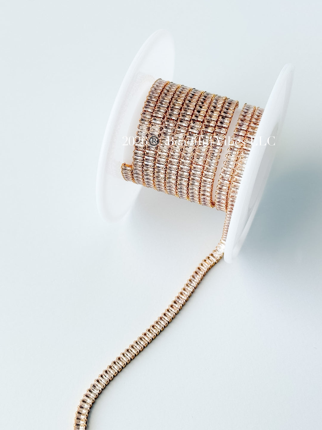 Crystal Micro Baguette Chain
