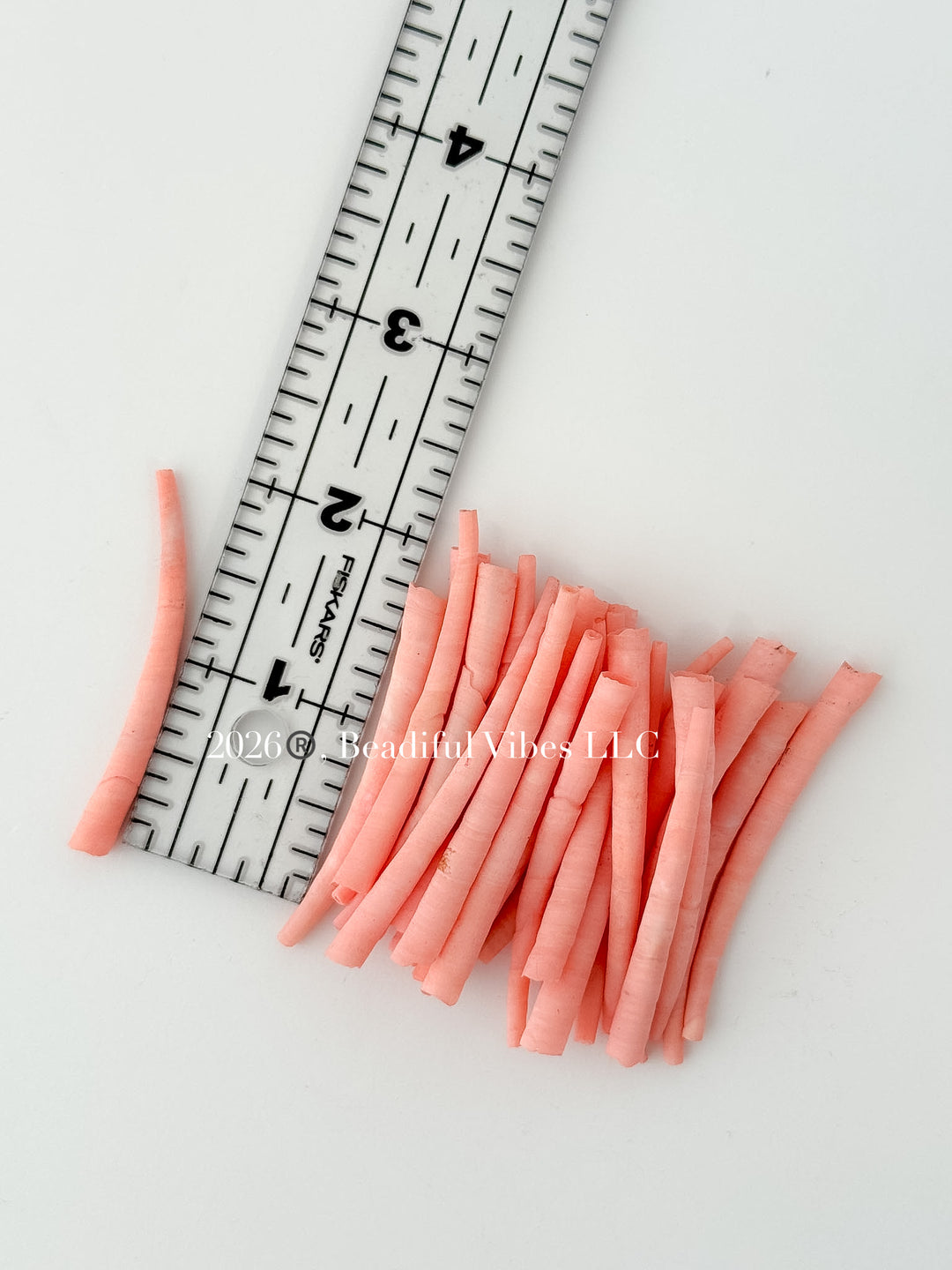 Toffee Peach.2-Dentalium Shells