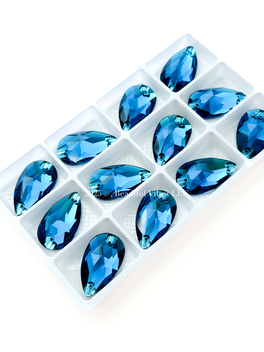 Blue Zircon-Pear Shape 17*28mm