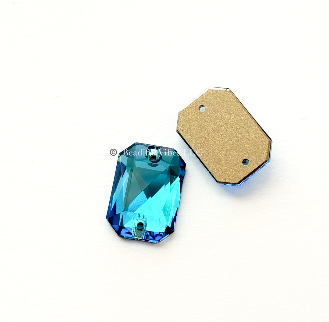 Aquamarine-Emerald Cut 14*20mm