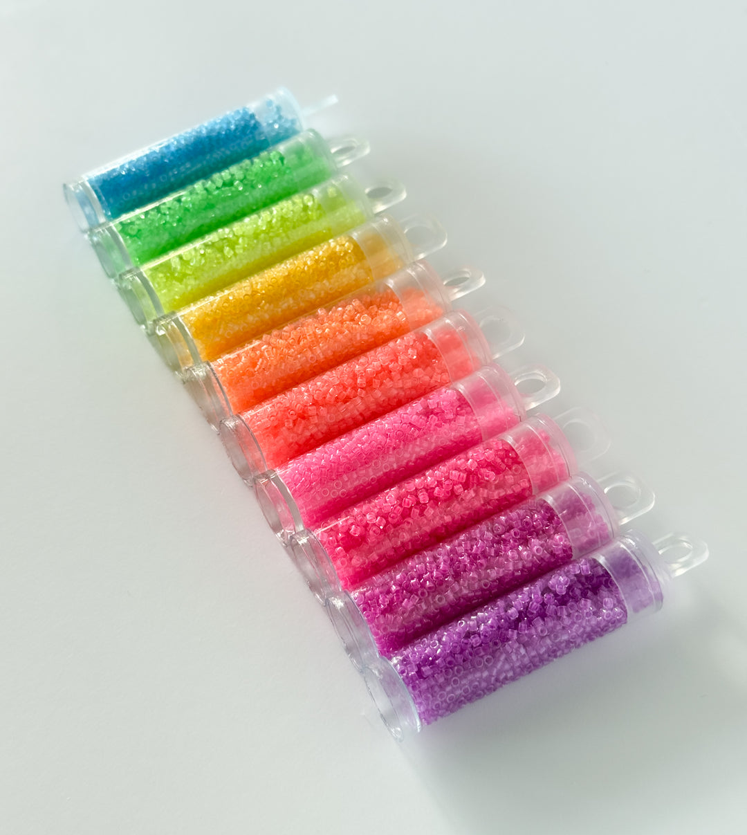 rainbow Miyuki Delica Seed Beads