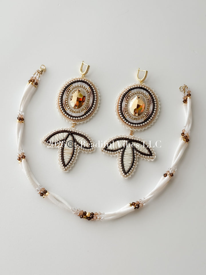 Sunlit-Earrings & Necklace Set
