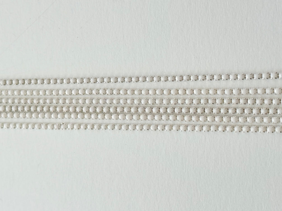 White & Silver- Opaque