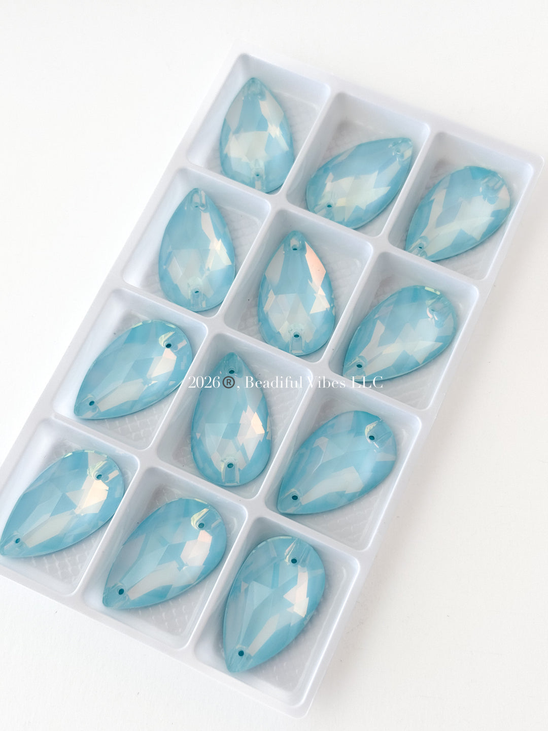 Sky Blue-k9 Mocha Pear Shape