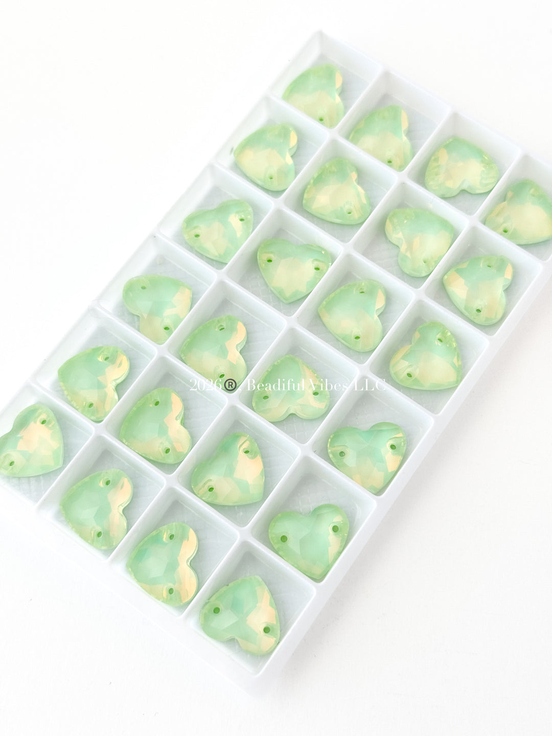 Green - K9 Mocha Heart Shape