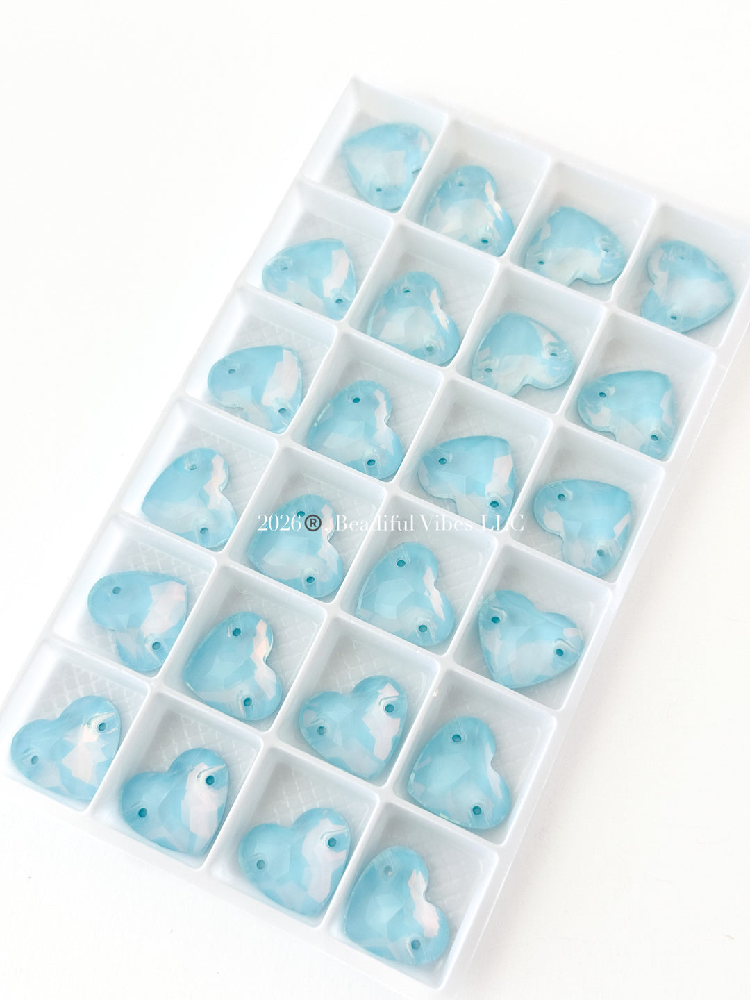 Sky Blue -K9 Mocha Heart Shape
