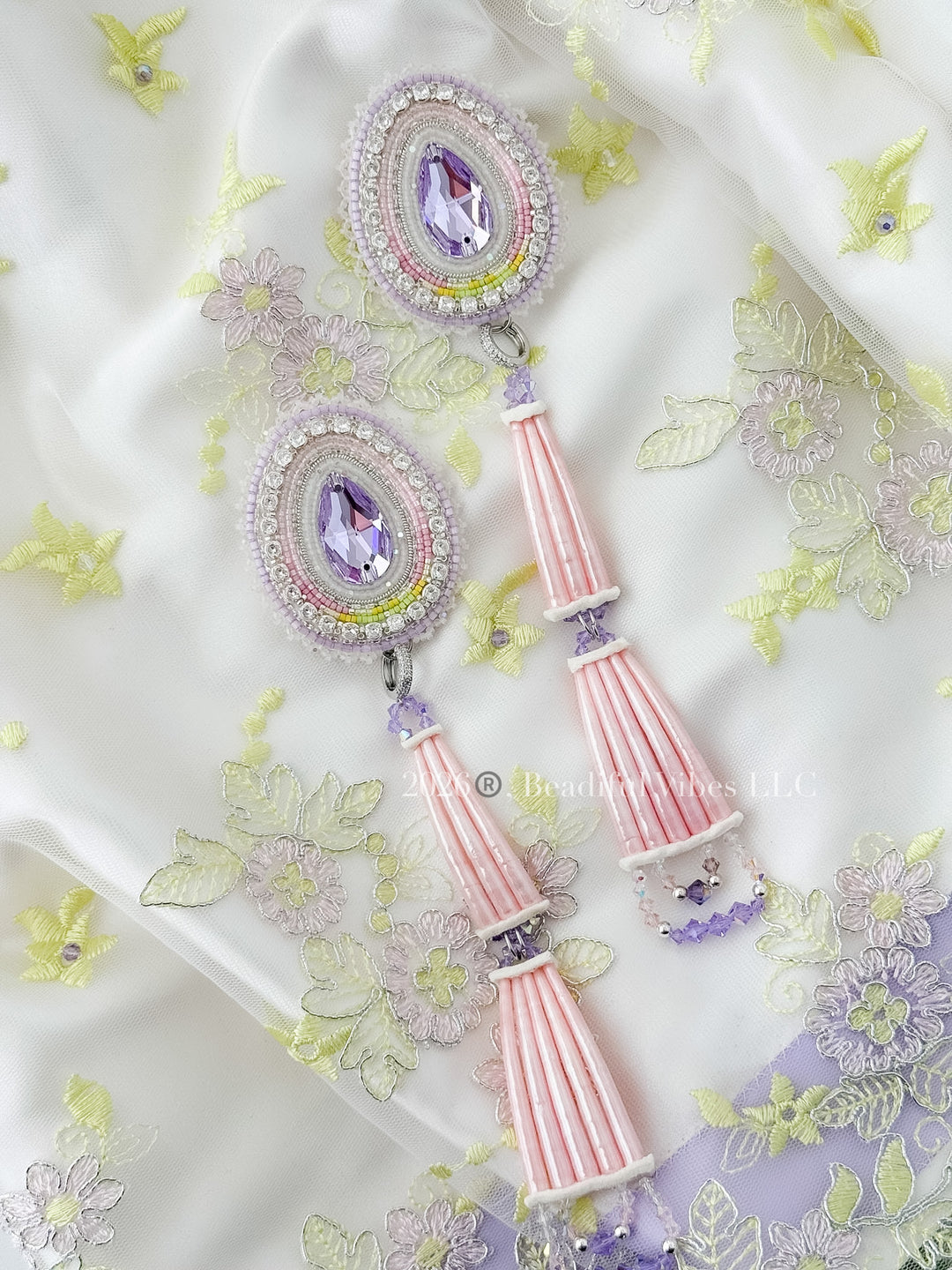 Swarovski & Dentalium Earrings