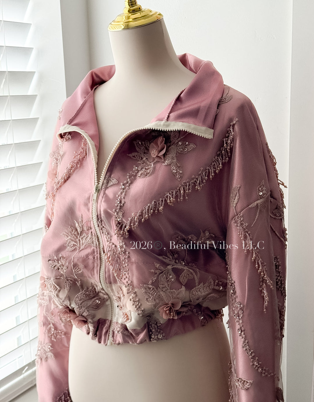 Mauve Bomber Jacket