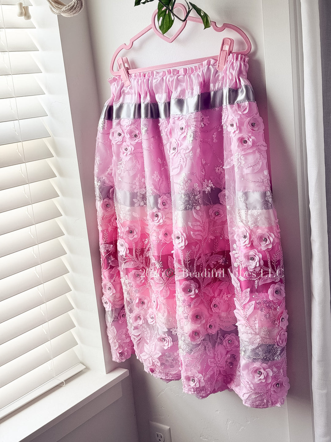 Pink Ombre Ribbon Skirt