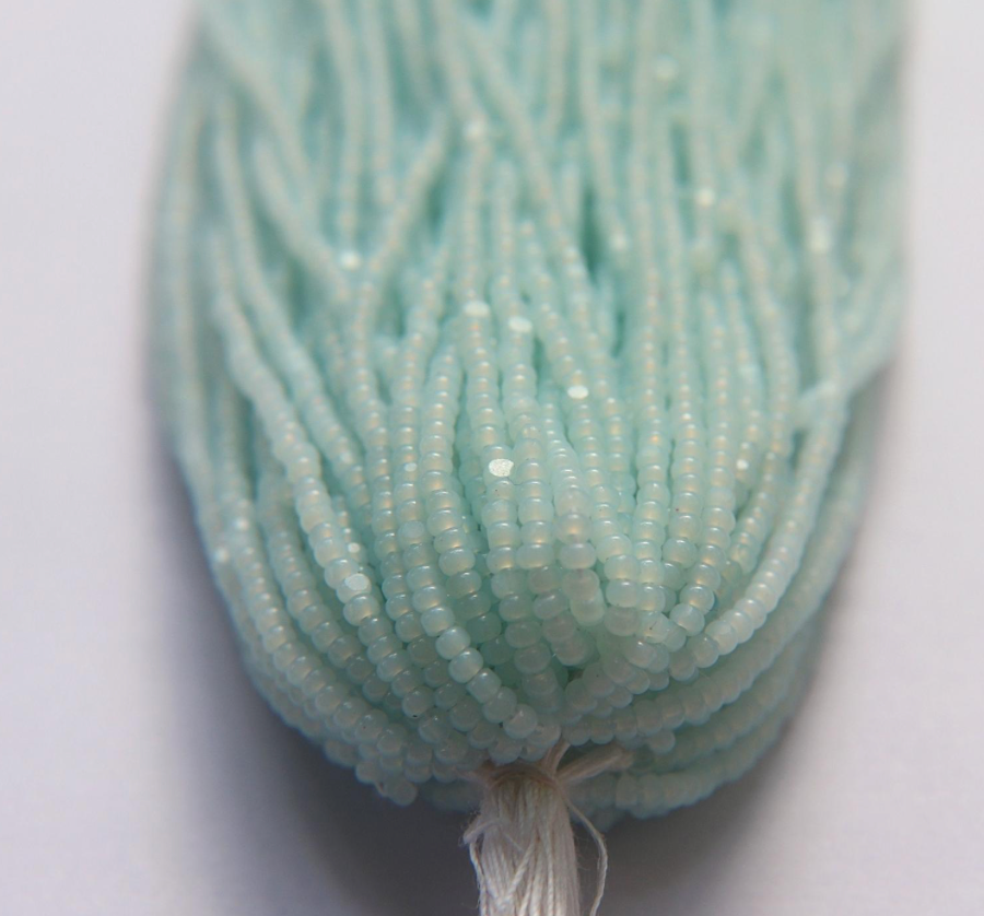 sheen Charlotte cut beads azure opal