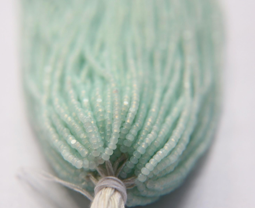 Charlotte cut beads green