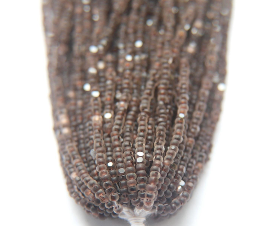 Charlotte cut beads brown