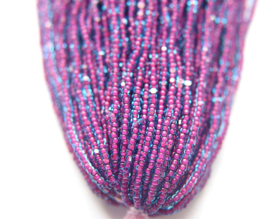 Charlotte cut beads fuchsia