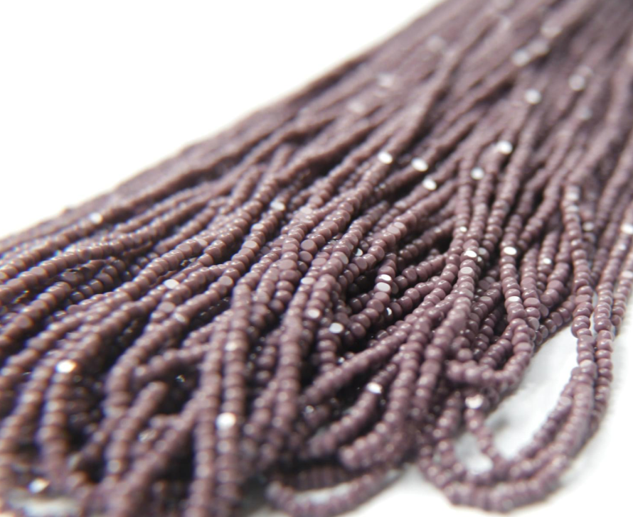 Charlotte cut beads amethyst