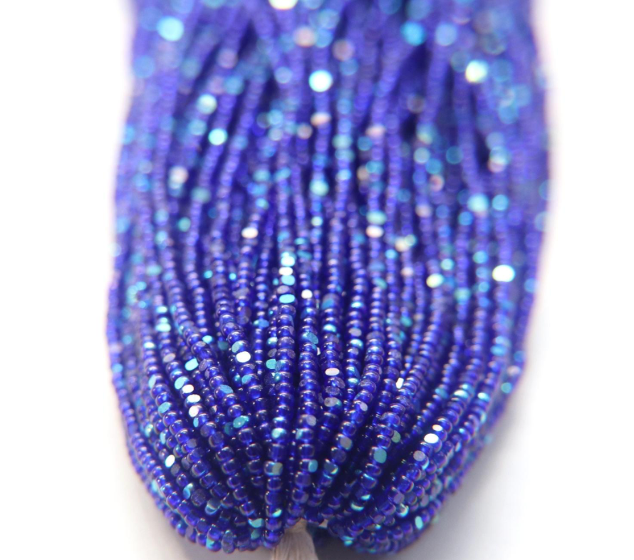 Charlotte cut beads blue ab