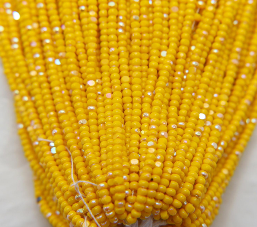 Charlotte seed beads yellow