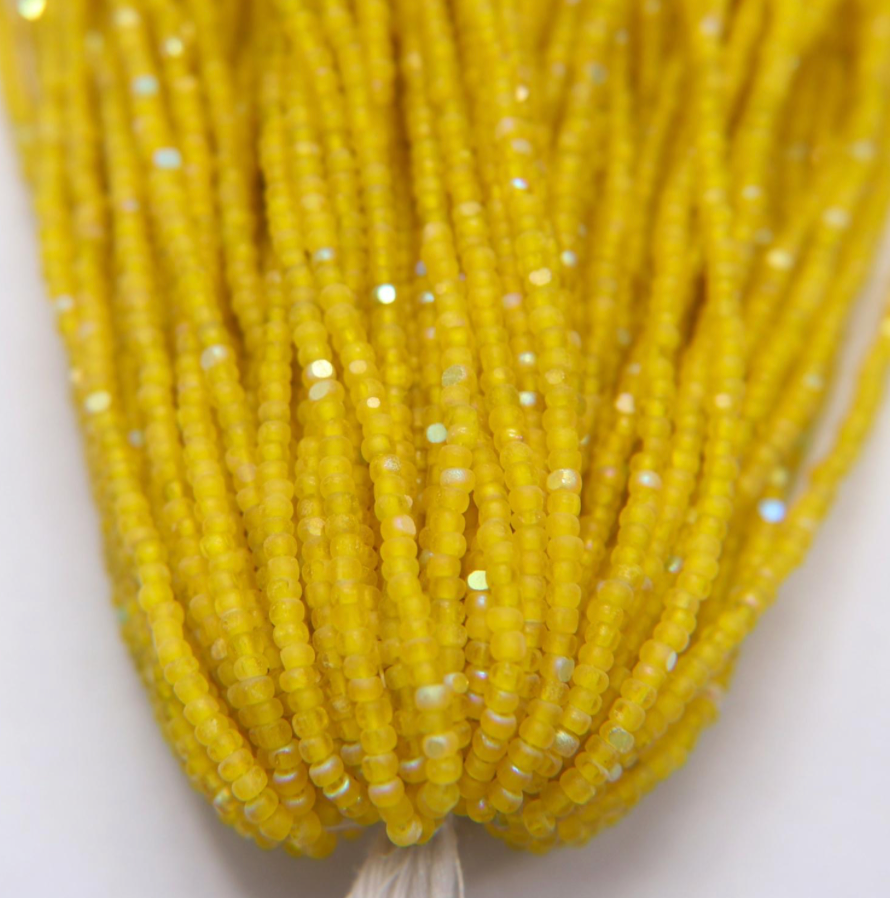 Charlotte cut beads yellow