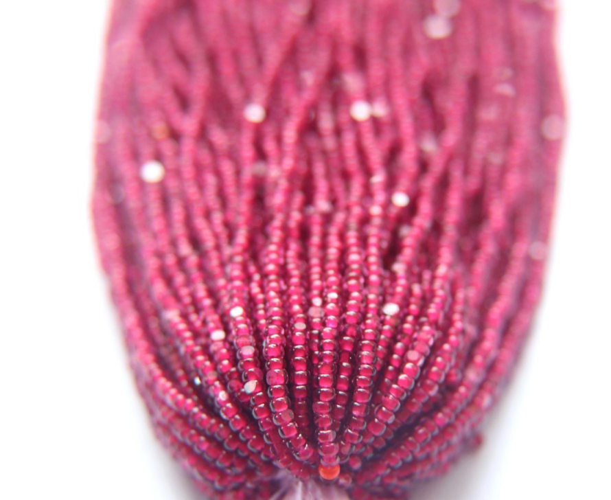 Charlotte cut beads amethyst