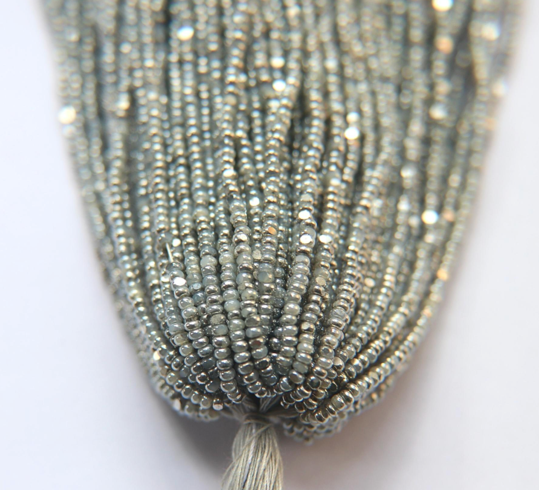 Patina Pearl Off White Silver-SHEEN Beads