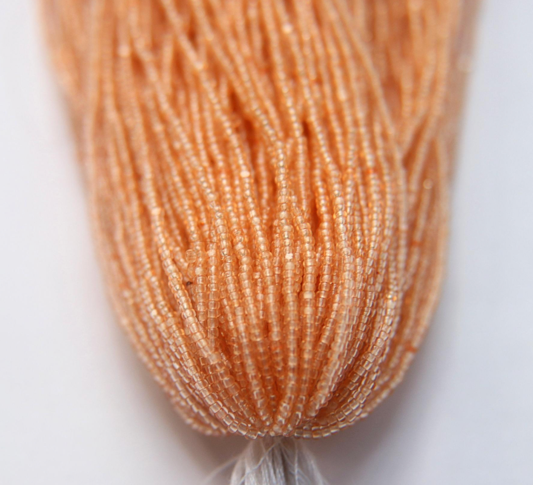 Light Peach Transparent (Dyed)-SHEEN Beads