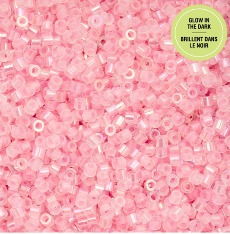 Glow in The Dark Cylin Beads Set-11/0