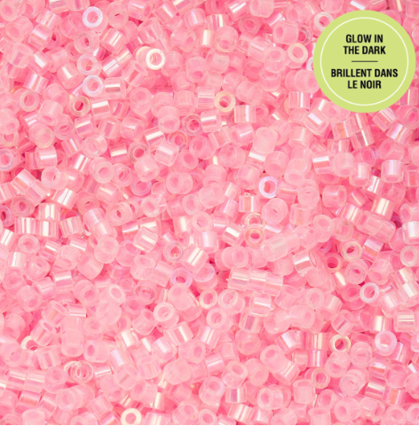 Glow in The Dark Cylin Beads Set-11/0