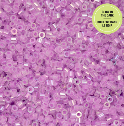 Glow in The Dark Cylin Beads Set-11/0