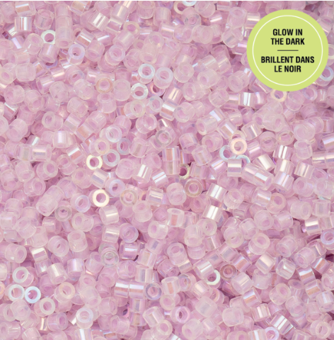 Glow in The Dark Cylin Beads Set-11/0